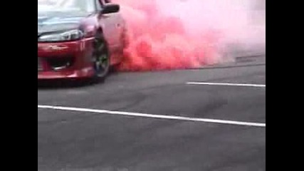 Nissan Silvia Burnout Cherven Dim (kumho Tires)
