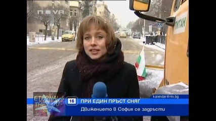 Обилен снеговалеж и проблеми, 16 декември 2010, Календар Нова Тв 