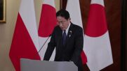Японският премиер Фумио Кишида пристигна в Полша