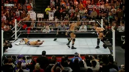 Jerry The King Lawler And Randy Orton vs The Miz And Alex Riley 