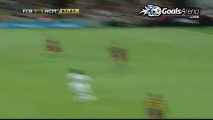 Fc Barcelona 1 - 1 Ac Milan inzaghi goal