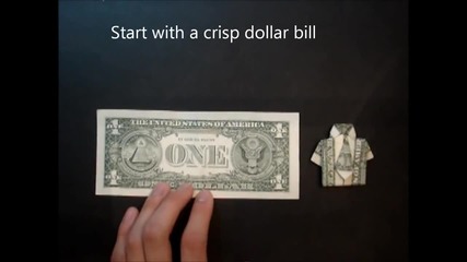 Оригами - Вижте как се прави... ризка от пари.