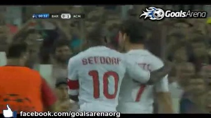 Barcelona 0:1 Ac Milan (2:2)