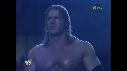 Backlash 2003 Chris Jericho , Ric Flair & Triple H vs Booker T , H B K & Kevin Nash 1/2