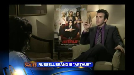 Russell Brand talks Arthur and Jennifer Garner 