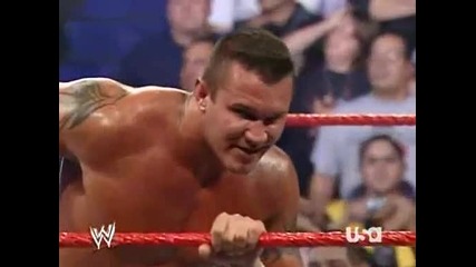 Raw.2006.10.23 Randy Orton vs Triple H