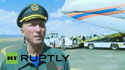 Yemen: EMERCOM plane delivers vital aid to Sanaa