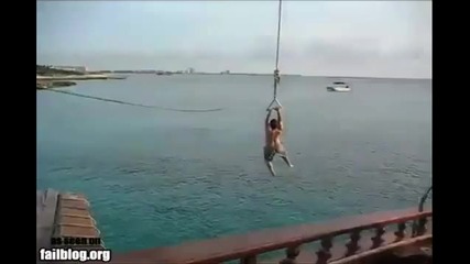 Rope Swing Fail 