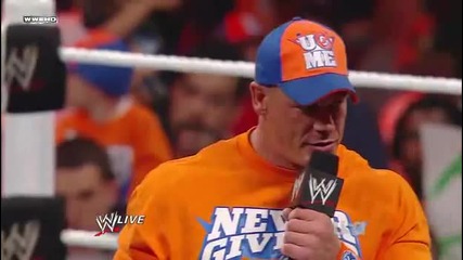 Raw - John Cena Flips Out! And Tells His Email and former Warcraft Backround 