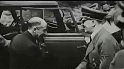 Райхсканцлерът на Германия посреща Цар Борис Iii Mönichkirchen 19 Iv 1941 Die Deutsche Wochenschau