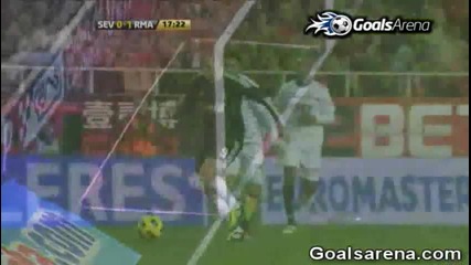 Севиля 0 - 1 Реал Мадрид [26.01.2011] ( Всички Голове )