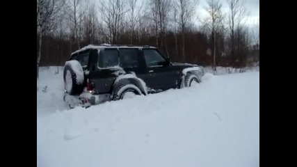 4x4 Winter off road - Nissan Patrol Y60 - Brzesko, :d