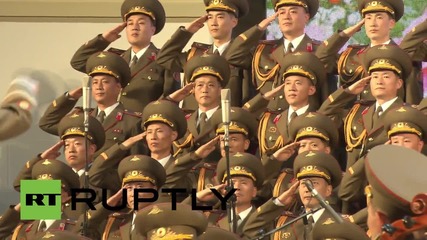 Russia: North Korean National Choir plays in Moscow to mark end of WW2 in Asia