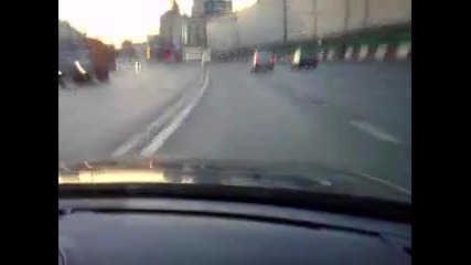 Mercedes Cl500 racing in Moscow (part 1) 