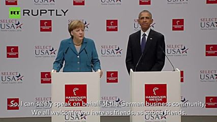 President Obama and Chancellor Merkel Open Hannover Messe 2016