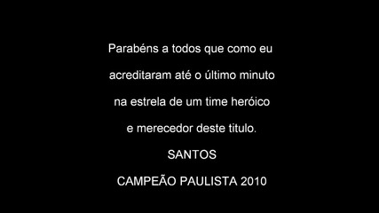 Santos Campe 2010 - Show de Neymar na Final - Hd 1080p 
