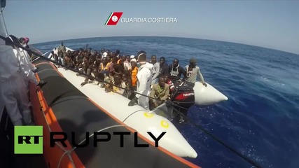 Libya: 111 migrants picked up by Italian coastguard