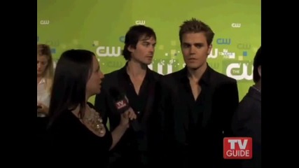 Interview with Ian Somerhalder and Paul Wesley on Cw Upfront 2011