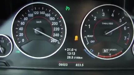 Bmw 328i Sport Touring F31 от 0 до 258 км в ч.