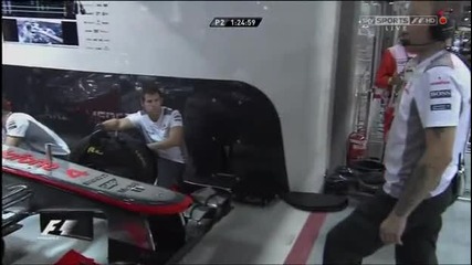Формула1 - Сингапур 2012 - Втора Свободна Тренировка - Част 2 [ 7 ] Sky Sports F1