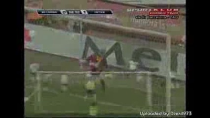 Bologna Vs Inter Milan 1 - 2 Goals - 21.02.09