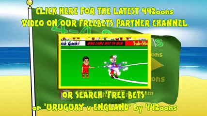 Uruguay v England 2-1 (luis Suarez World Cup 2014 Cartoon 19.6.14)