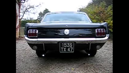 Ford Mustang 66, V8 sound