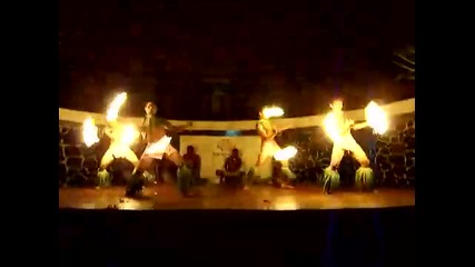 Нeвероятно шоу с огнени ножове * Siva Afi - Team