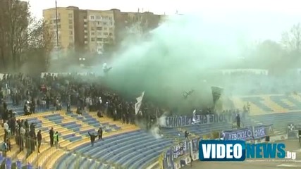 Гол за Левски срещу Литекс,сините полудяха на Герена