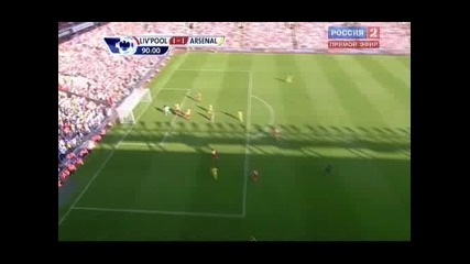 Ливърпул 1 - 1 Арсенал Автогол на Пепе Реина 