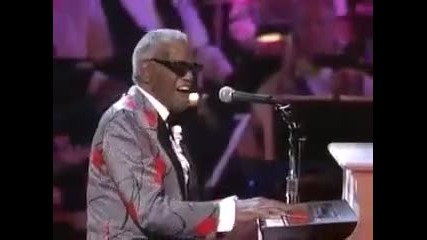 Ray Charles et Stevie Wonder 
