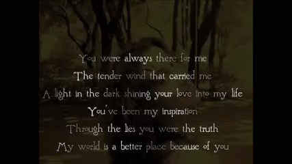 Celine Dion - Because You Loved Me lyrics