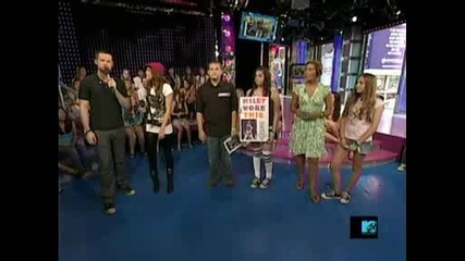 Miley Cyrus On Trl 24.7.08 Part 1