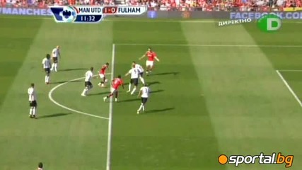 Бербо с гол, Манчестър Юнайтед - Фулъм 2:0 