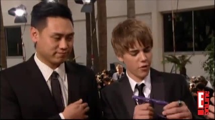 2011 Golden Globes Justin Bieber