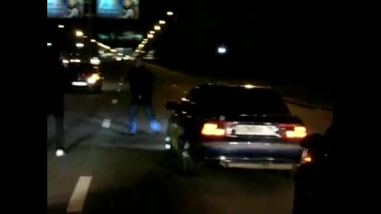 Opel Calibra наказва Bmw M6 