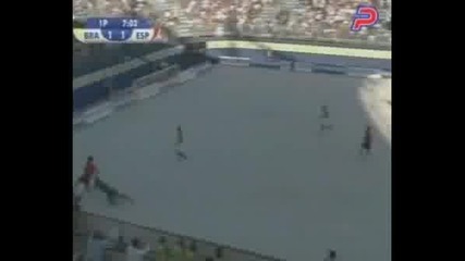 Плажен Футбол Бразилия Испания 3:2