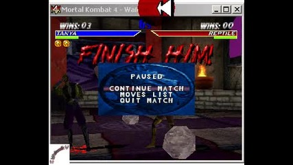 Mortal Kombat 4 .players fatalityes 