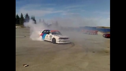 Bmw E30 M3 Burnout 