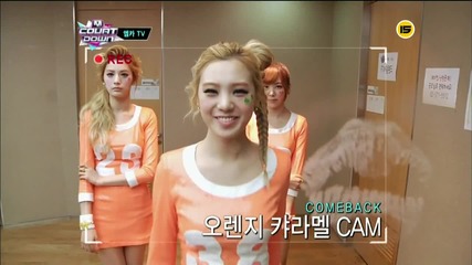 (hd) Orange Caramel - Back Stage ~ M Countdown (13.09.2012)