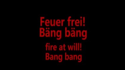 Rammstein - Feuer Frei (превод на Английски)