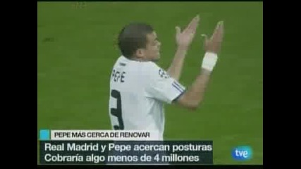 Пепе и "Реал" (Мадрид) се разбраха за нов договор до 2015 г.