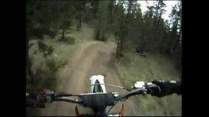 Motocross in the Forest - Hd Extreme Video
