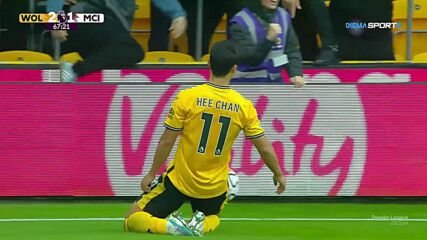 Wolverhampton Wanderers FC with a Goal vs. Manchester City