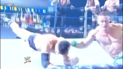 Smackdown 2009/10/02 DX, John Cena & Undertaker vs Legacy, Randy Orton & Cm Punk 1/2