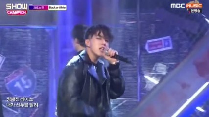 348.0301-6 Cross Gene - Black or White, [mbc Music] Show Champion E218 (010317)