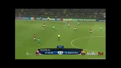 Милан - Барселона 2 - 3 гол на Боатенг