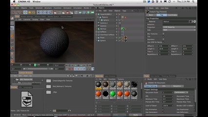 Texture Kit Demo Video - C4d