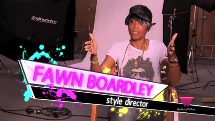 Зад кулисите с малката сладурана Willow Smith / Whip my hair / 