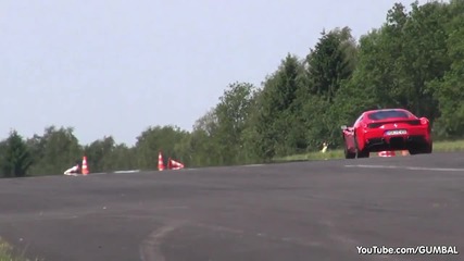 Opel Kadett blows away Ferrari 458 Speciale + 9ff Porsche 997 Turbo S